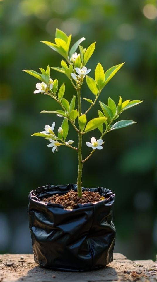2 yr कलमी कागती /Grafted Lime image
